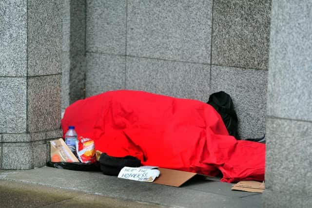 Rough sleepers in Leeds find it hard to get access to help.