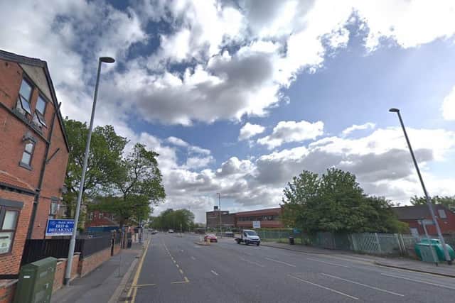 A 28-year-old man is in critical condition after being struck over the head on Dewsbury Road (Photo: Google)