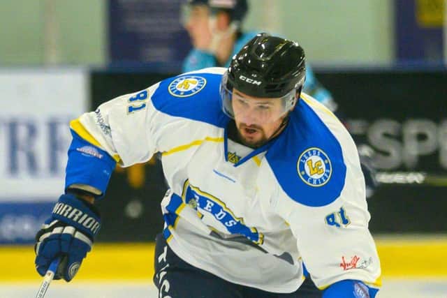Radek Meidl took his goal tally for the season to nine in the 6-5 win over Sheffield Steeldogs. Picture: Bruce Rollinson.