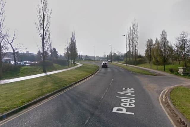 Peel Avenue on Calder Park industrial estate in Wakefield, where Andy pulled over while suffering hypoglycemia.
