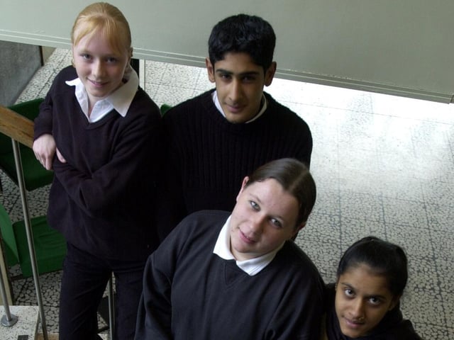 These Matthew Murray pupils received awards at the school's achievements evening. Pictured, Emma Parkin (drama), Khadam Hussain (geography) Claire Smith (food technology) and Halima Rafig (business studies).