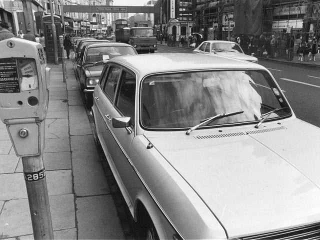 Parking meters on a Saturday were being introduced in September 1973.