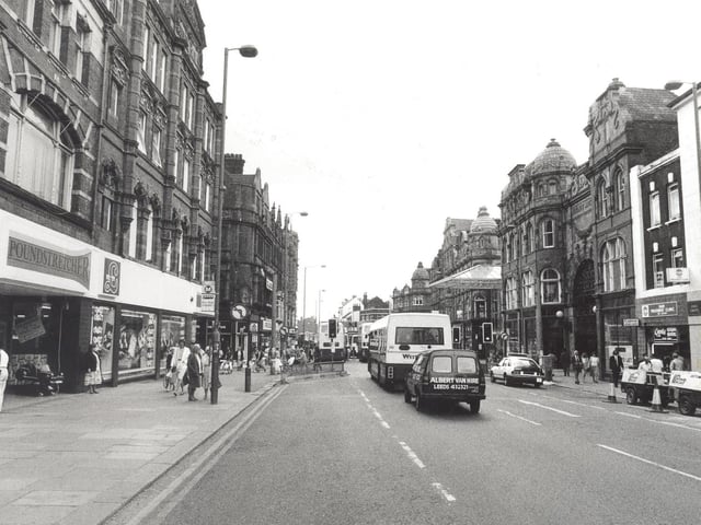 Is this the Vicar Lane you remember? Pictured in September 1991.