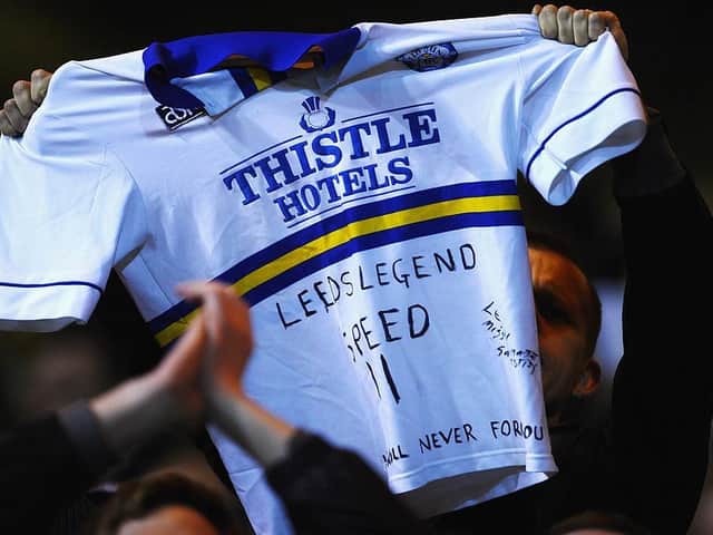 Leeds United fans have paid tribute to Gary Speed on the eighth anniversary of his tragic passing.
