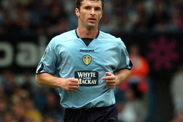 Gary Speed in the Lucas Radebe testimonial match in May 2005.
