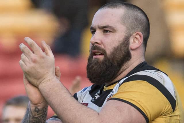 Craig Huby sporting hometown club Cas colours. PIC: Allan McKenzie/AMGP