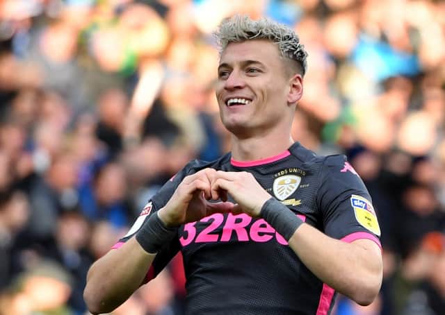 Leeds United man-of-the-match contender, Gjanni Alioski. PIC: Anthony Devlin/PA Wire