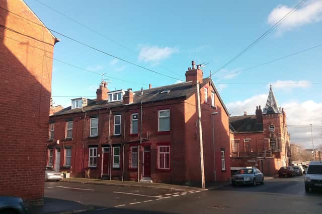 Holbeck is the other end of the Leeds Central boundary with a varied community. Pictured are the back to back terraced houses.