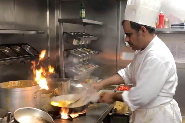 Hot ticket as chefs prepare food at Aagrah Garforth