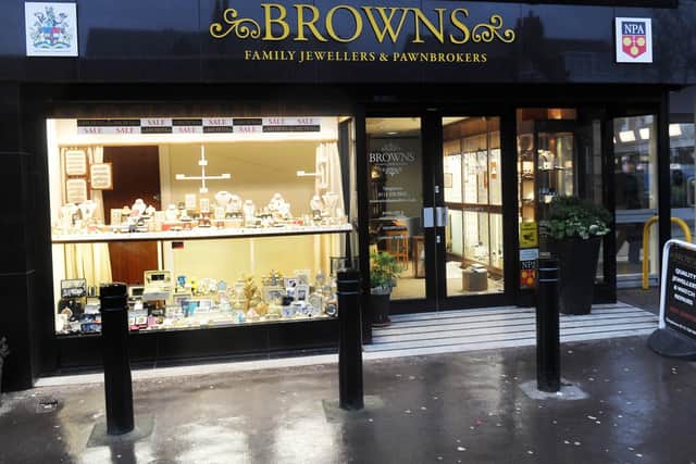 Browns Family Jewellers in Cross Gates, 2013.