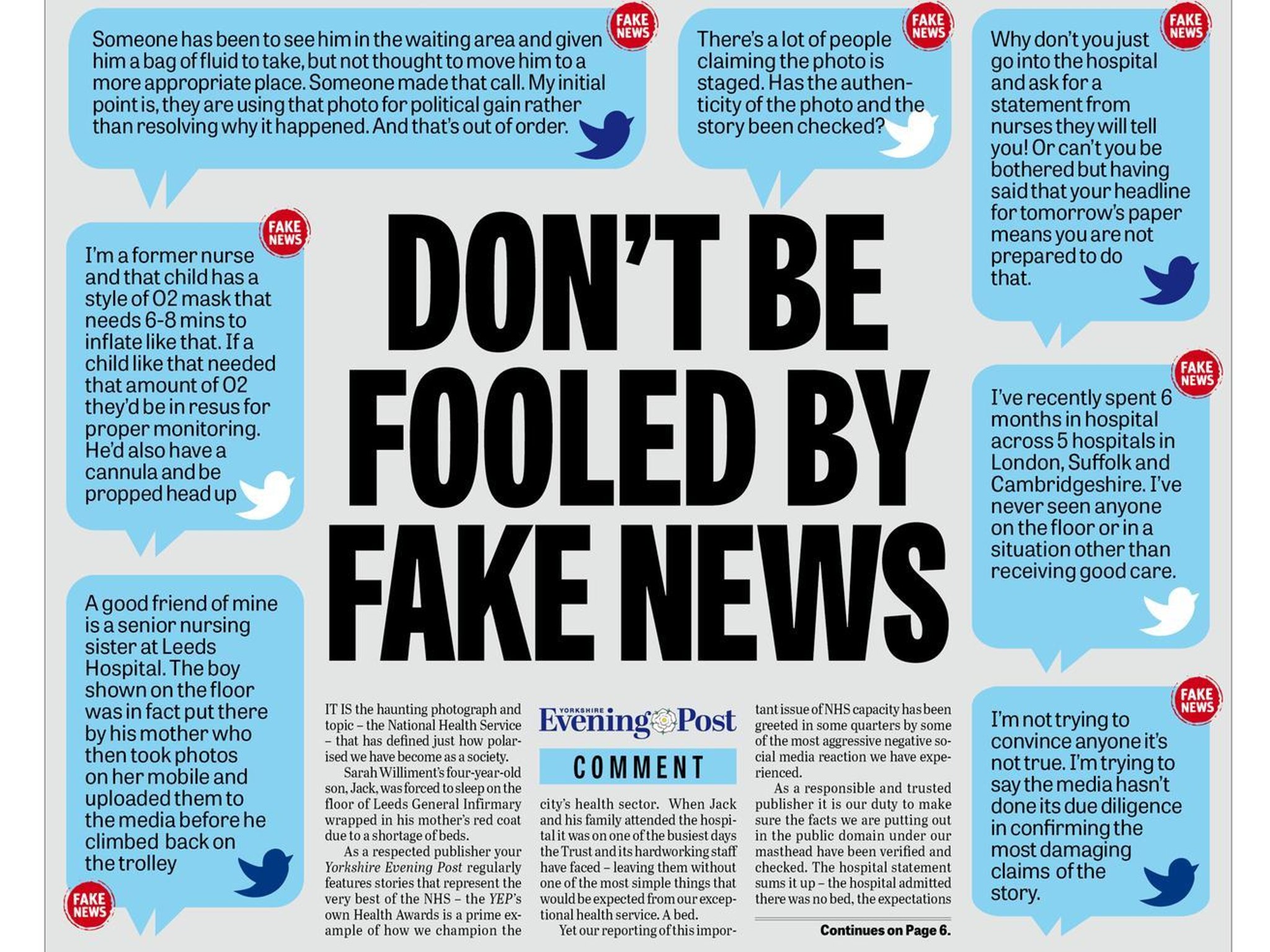 How The Journalists You Trust From The Yep Defeated Fake News And Our Commitment To Fact Checked Journalism The Yep Says Yorkshire Evening Post