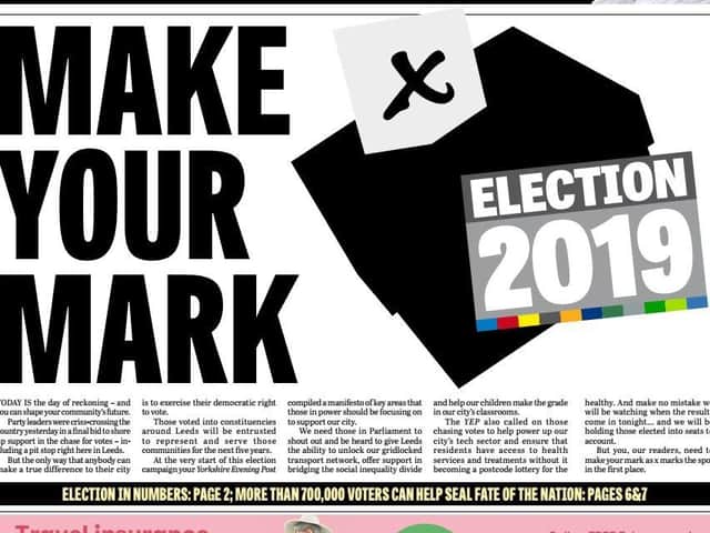 Today's the day to make your mark in the General Election