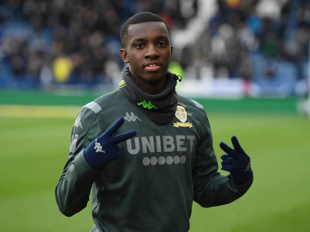 Nketiah is the biggest January question mark for Leeds (Pic: Getty)