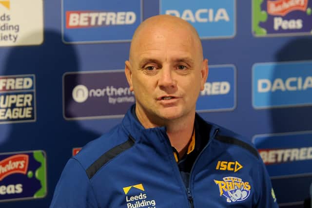 Leeds Rhinos coach Richard Agar (Picture: Simon Hulme)