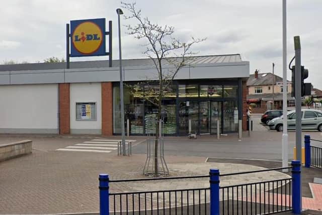Burglar Aaron Thompson caused 6,000 worth of damage when he stole three bottles of brandy from Lidl store in Halton.