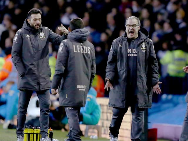 Marcelo Bielsa watched his men draw 3-3 with Cardiff City after taking a three-goal lead (Pic: Getty)