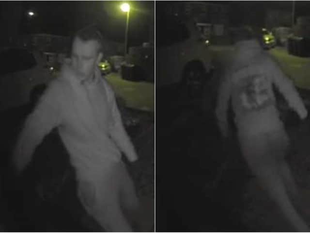 Police have released CCTV images of a man they want to identify after an attempted burglary.
