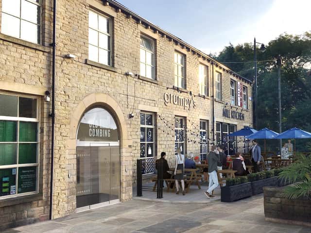 More than 100,000 has been invested in the area outside the historic Old Combing building.