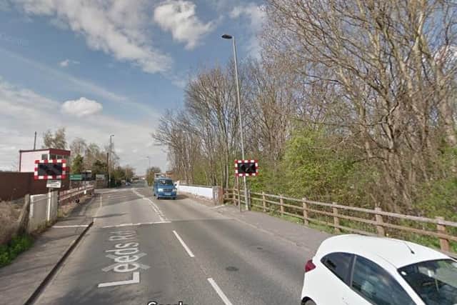 The level crossing on Leeds Road, Cutsyke, Castleford.
Image: Google