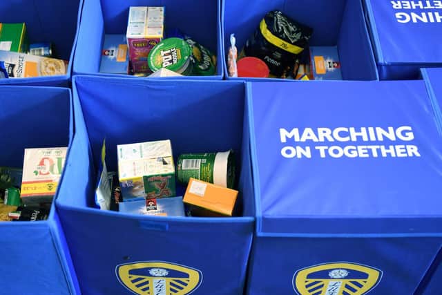 Leeds United fans have been hitting the back of the net with regular donations throughout the football season.