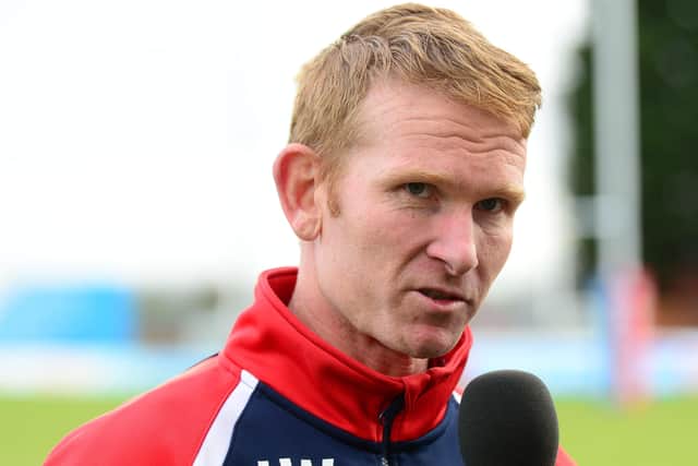 Featherstone Rovers coach James Webster.
