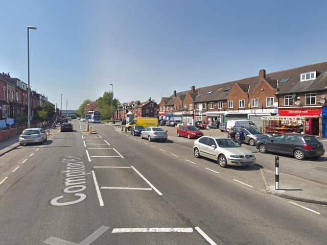 A teenage boy was assaulted on Compton Road.