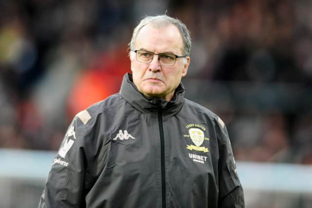 Marcelo Bielsa felt his side created more chances than Fulham and defended well against a dangerous attack (Pic: Tony Johnson)