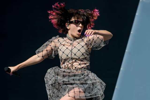 Charli XCX performing at Leeds Festival. Picture: Mark Bickerdike