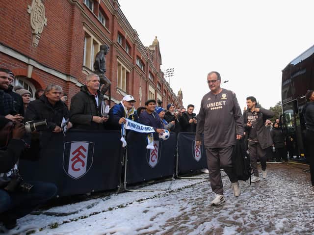 Marcelo Bielsa's Christmas message will be delivered by his players against Preston (Pic: Getty)