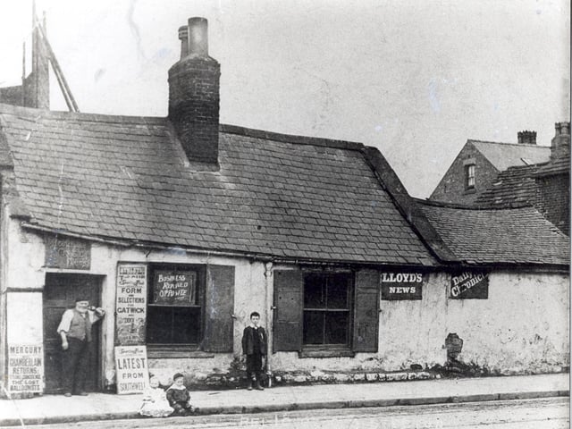 Lloyds newspaper shop on Town Street.