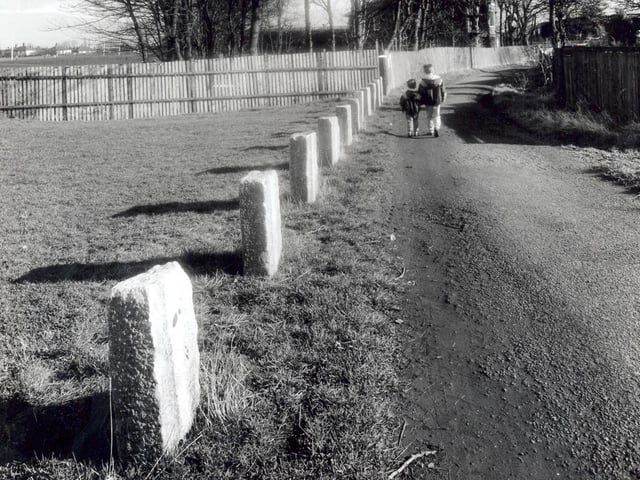 This path on Back Lane in Beeston was making the news when residents sat down in front of bulldozers to prevent council workers tearing it up. Young mums forced a stand off to keep access to local playing fields traffic-free.