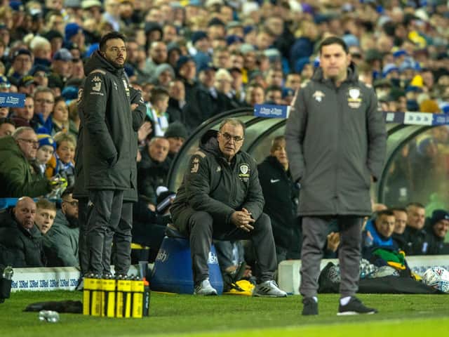 Marcelo Bielsa said his side were in control after the first 20 minutes (Pic: Bruce Rollinson)