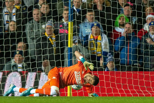 Kiko Casilla was beaten in the 22nd minute by Alan Browne (Pic: Bruce Rollinson)