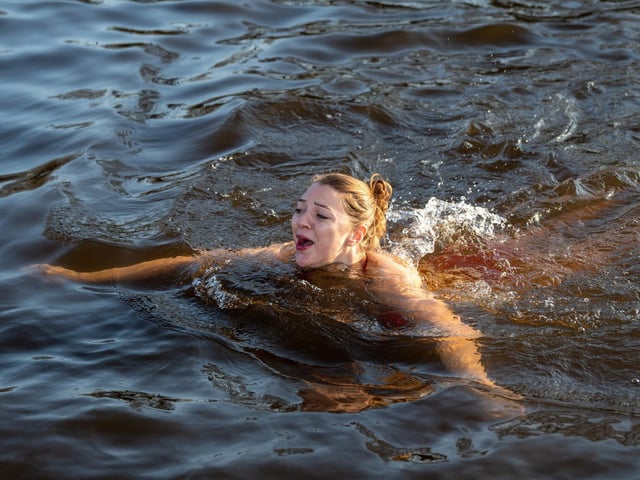 13 brilliant pictures from Otley New Year's Day Swim
