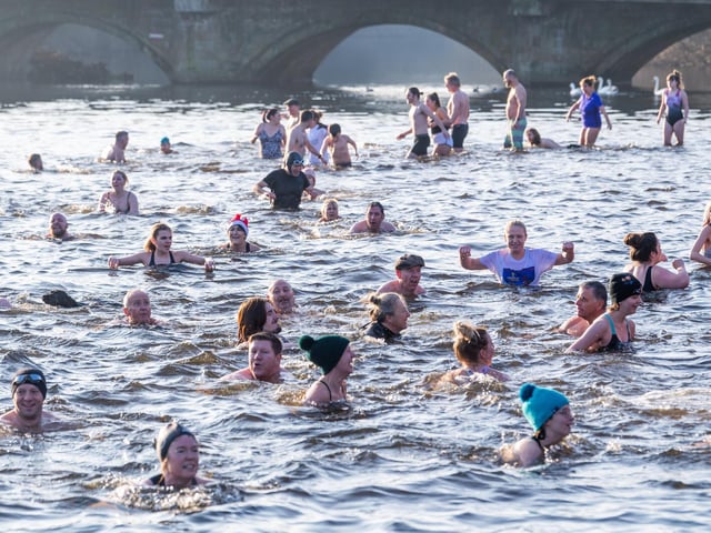 New Years Day Otley Memorial River Swim