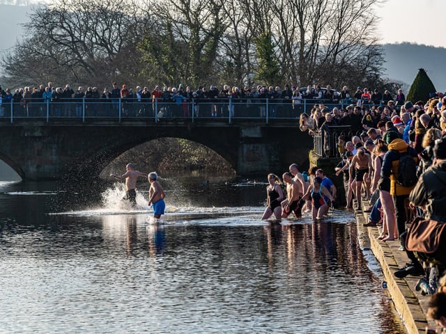 New Years Day Otley Memorial River Swim