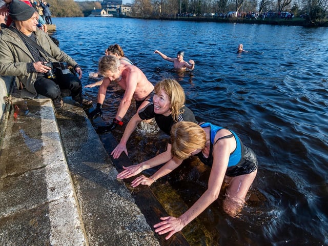 New Years Day Otley Memorial River Swim