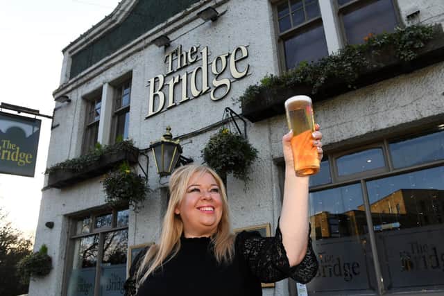 Yorkshire Evening Post Pub of the Year 2019.
Rachel Jenkinson from winners The Bridge at Horsforth.
Picture: Jonathan Gawthorpe.