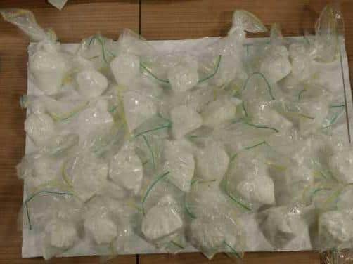 High purity cocaine worth 62,000 was found in a carrier bag left behind at JD Sports at the White Rose Centre.