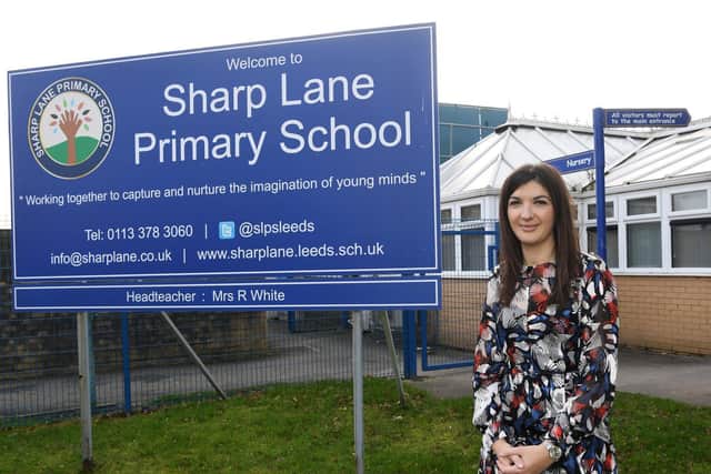 Rebecca White, the headteacher at Sharp Lane Primary.