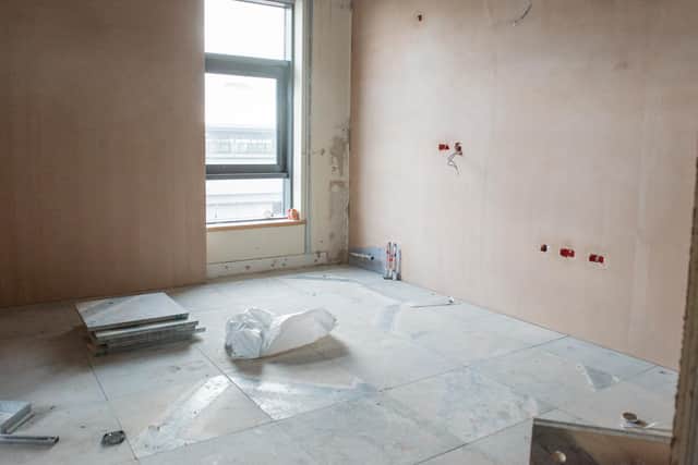 One of the forensic examination rooms