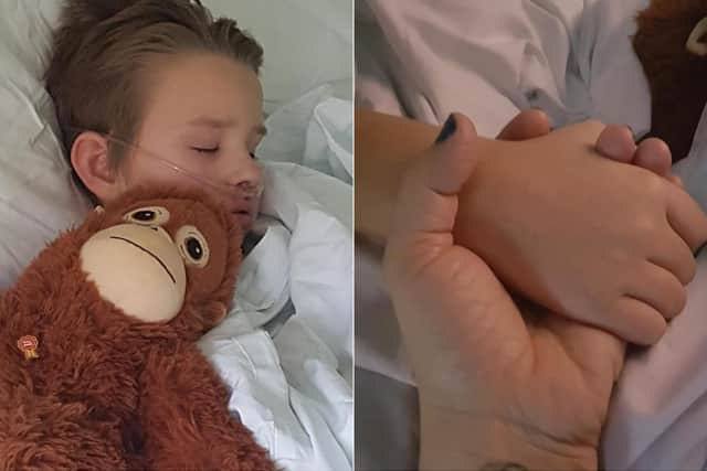 Billy has Acute Myeloid Leukaemia and is being treated at Leeds General Infirmary