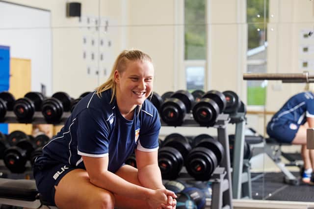 Women’s England Rugby League player Charlotte Booth. PIC: Shilton Photo Film