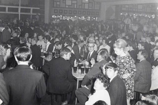 The evening of the opening day of Leeds Irish Centre in June 1970.