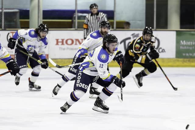 Connor Henderson will hook up with former Solway Sharks team-mates at Leeds Chiefs, including Lewis Houston and Steven Moore above. Picture courtesy of Kevin Slyfield.