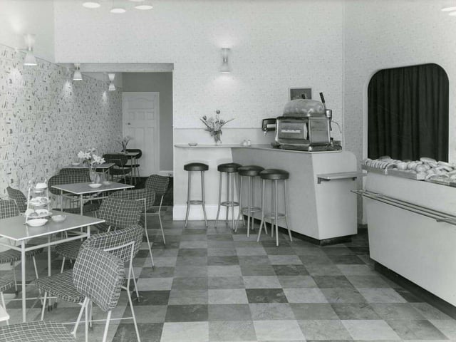 The stylish Street Lane cafe was a popular haunt throughout the 1960s but closed in 1971 as the business looked to streamline its operations.