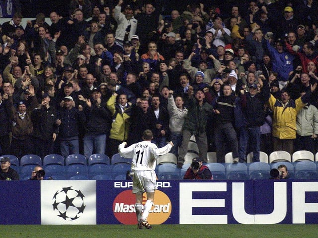 A spectacular 30-yard free-kick from Ian Harte and a stunning goal from Lee Bowyer set Elland Road alight as the Whites survived a rigorous examination.