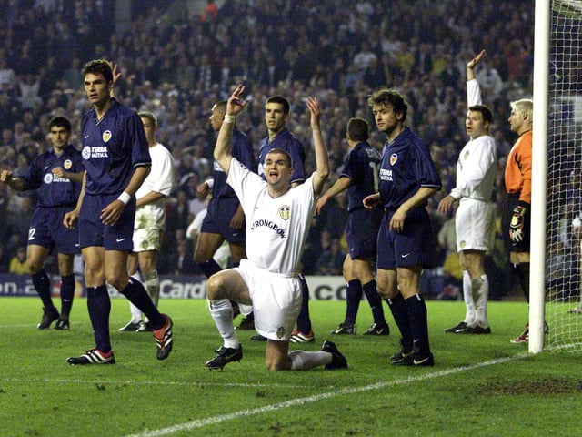 Leeds were driven on by a crackling Elland Road atmosphere but could not find a breakthrough. Valencia almost snatched a win deep into injury time, but Rio Ferdinand headed off the line from substitute Vicente.