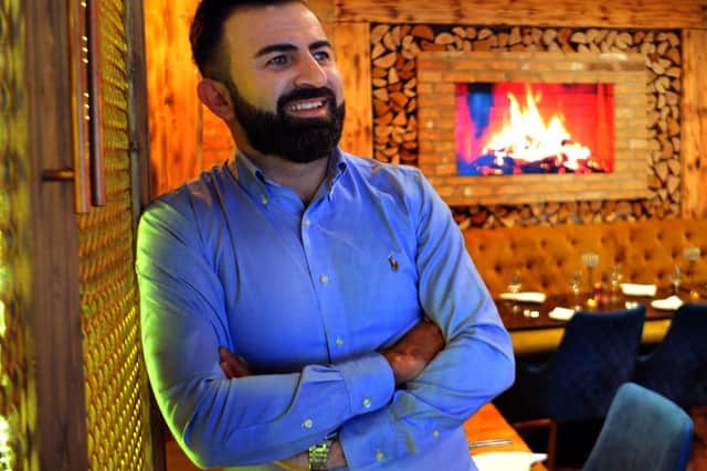 Hakan Ulke, owner of Olive and Feta in Farsley, says the secret to his restaurant's success is good service, nice food - and a drink with customers.