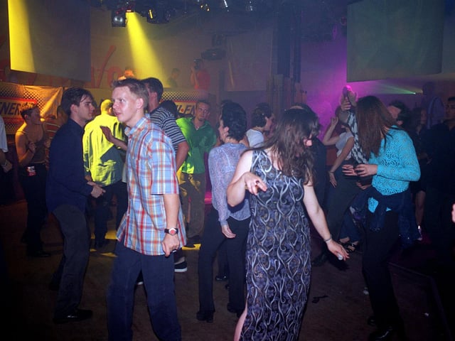 A packed dancefloor at The Warehouse.